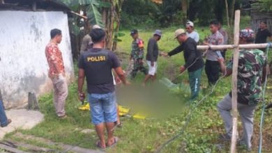 Lokasi Penemuan Korban Berinisial H (46), (Foto : Istimewa)